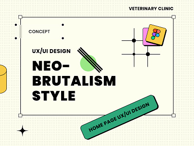 Neo Brutalism UX/UI Design design site ui ux ux webdesign webdesign
