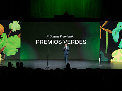 Premios Verdes 2022 / Event Branding art direciton awards awards event branding campaign creative direction design event event branding graphic design illustration miami premios verdes sustainability sustainability awards visuals