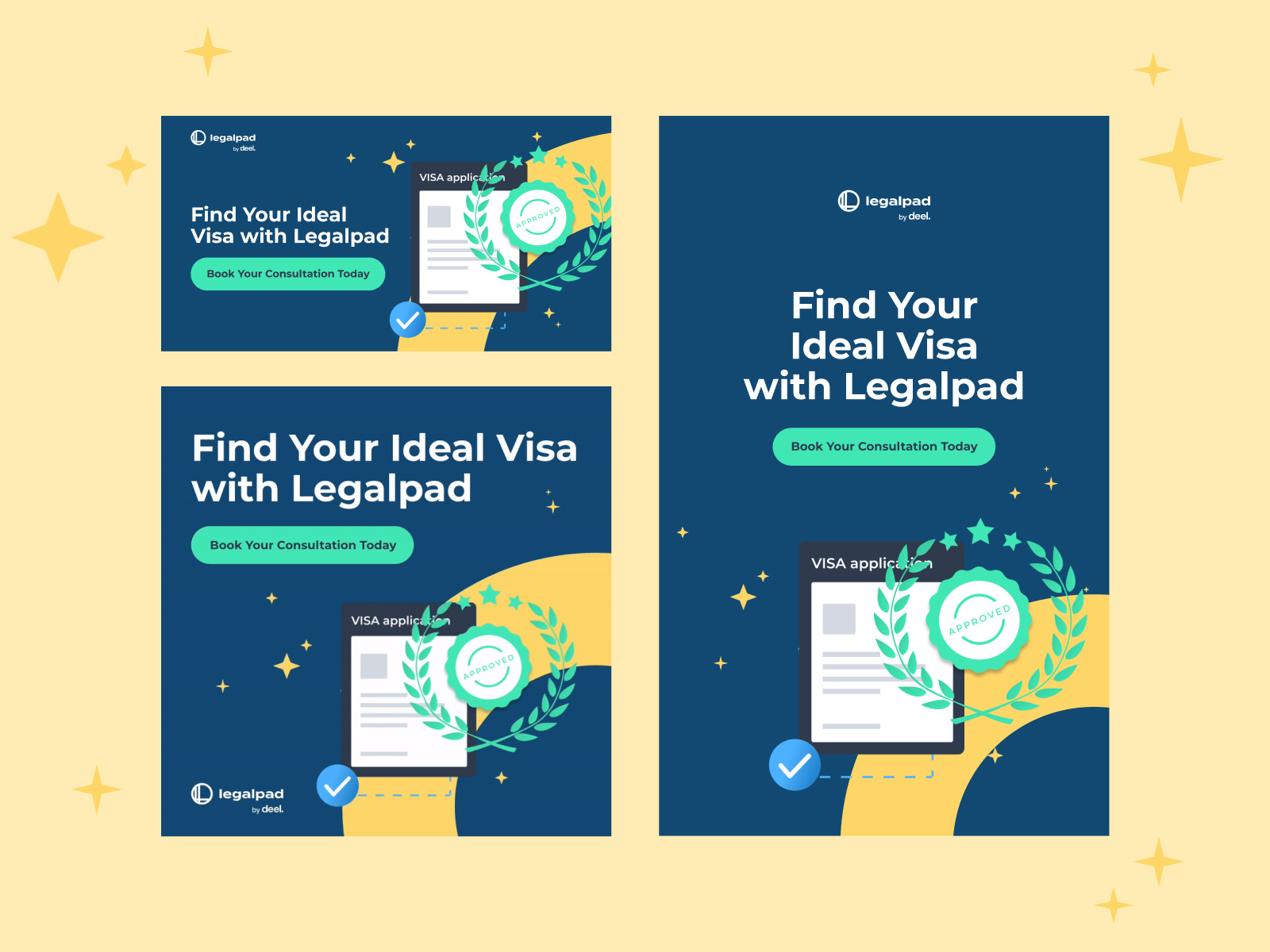 Legalpad | Simple Animated Ad ad design animated ad conversion rate optimization cro cro design cro strategy design figma graphic design