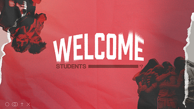 Student Ministry Welcome Graphics church collegiate design graphic design ministry photoshop sermon series slides student sunday