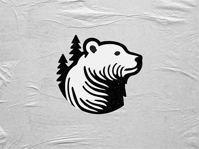 Bear Camping bear bear and pine bear symbol bear t shirt brandidentity branding design designinspiration forest theme illustration logo nature logo