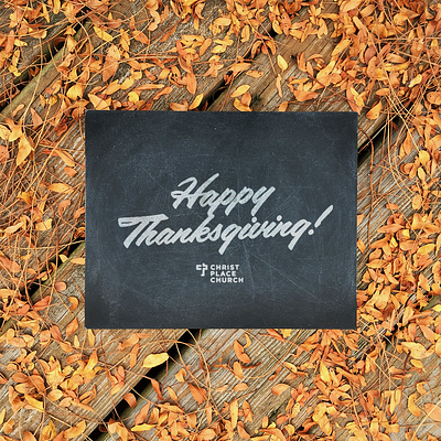 Thanksgiving Social Media Graphic church design graphic design photoshop social media thanksgiving