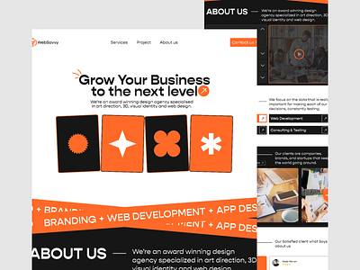 Creative Digital Agency design landing page design tayyab tayyabalidesign ui uiux ux