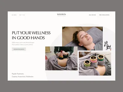 Wellness & Spa Website beauty beauty website branding clean website healthcare life minimal design minimal website minimalism product design skin care spa ui design web design wellness wellness website