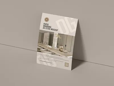 Free Branding A4 Flyer Mockup poster mockup