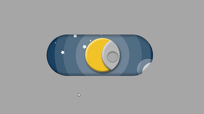 Button Animation (day to night) animation app branding design graphic design illustration logo ui ux vector