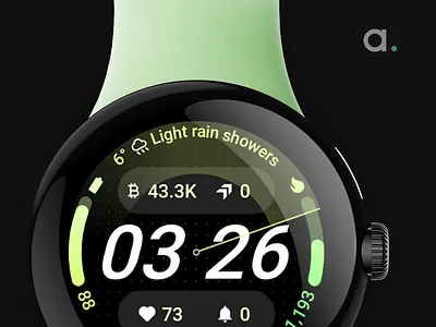 Nord SE: Wear OS 4 watch face amoled watch faces amoledwatchfaces android design galaxy watch 6 pixel watch pixel watch 2 wear os