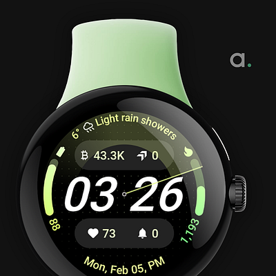 Nord SE: Wear OS 4 watch face amoled watch faces amoledwatchfaces android design galaxy watch 6 pixel watch pixel watch 2 wear os