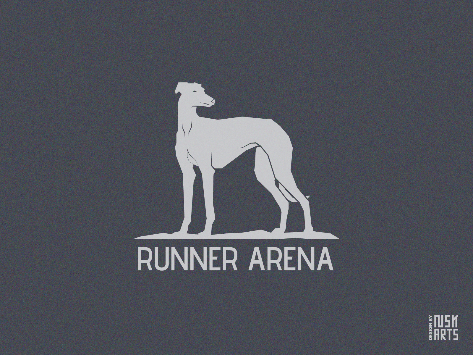 Runner Arena abstract design design for good dog dog logo dogs flat logo graphic designer greyhound illustration logo logo design logo designer logodesign pet pet logo professional logo unique vector