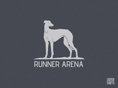 Runner Arena abstract design design for good dog dog logo dogs flat logo graphic designer greyhound illustration logo logo design logo designer logodesign pet pet logo professional logo unique vector