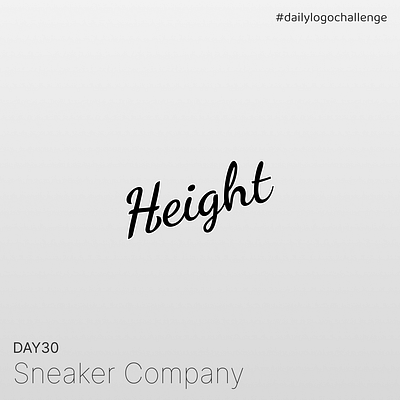 Day 30 | Sneaker Company | Daily Logo Challenge dailylogochallenge day30 design graphic design logo