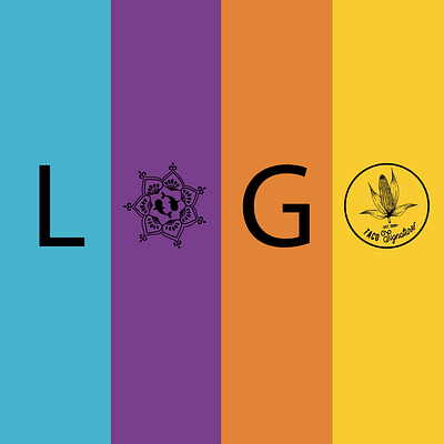 Logos branding color forms identity image logo