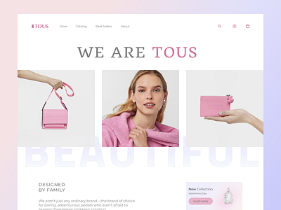 Jewelry and Accessories by TOUS. design webdesign jewelry