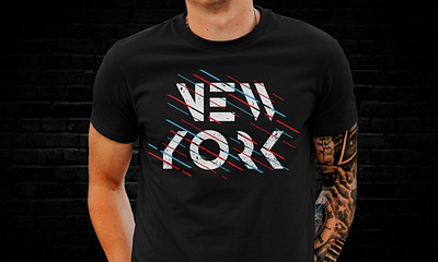 New York typography t-shirt design graphic new york new york city nyc pod remote shirt t shirt tee vector