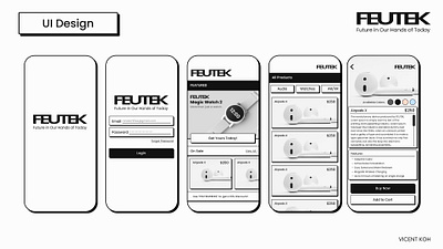 FEUTEK - Digital Product E-Commerce UI app design graphic design ui ux