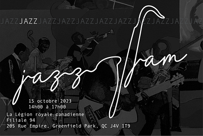 Communication: JAZZ-JAM banner boards communication design graphic design