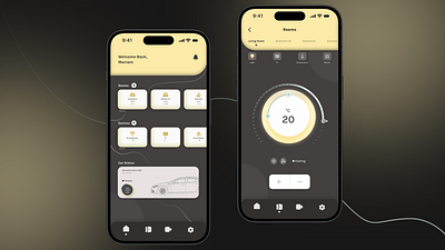 Smart Home Automation App app app design design figma interface ios mobile app product design smart home ui user interface ux