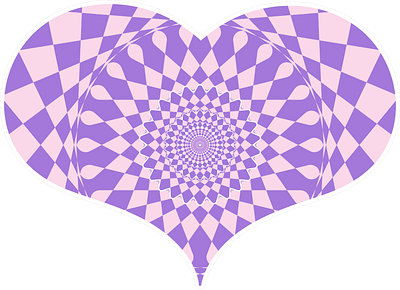 Mosaic hearts geometric graphic design hearts mandala mosaic