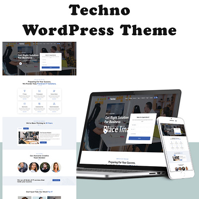 Techno elementor web design wordpress wordpress website