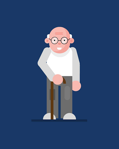 Old Man illustration character design