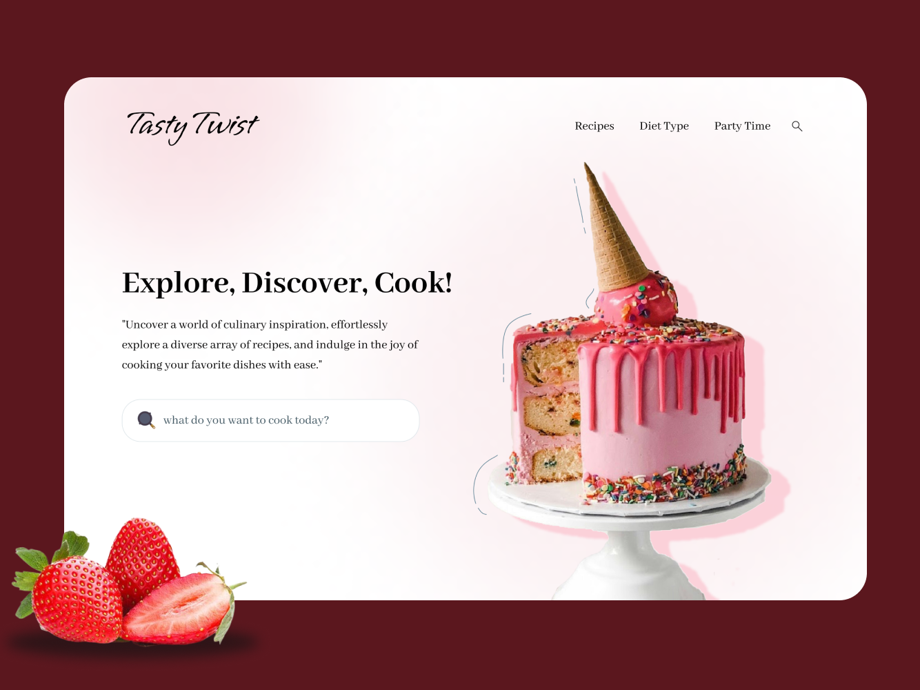 Recipe Food by Behnaz Aliakbar on Dribbble