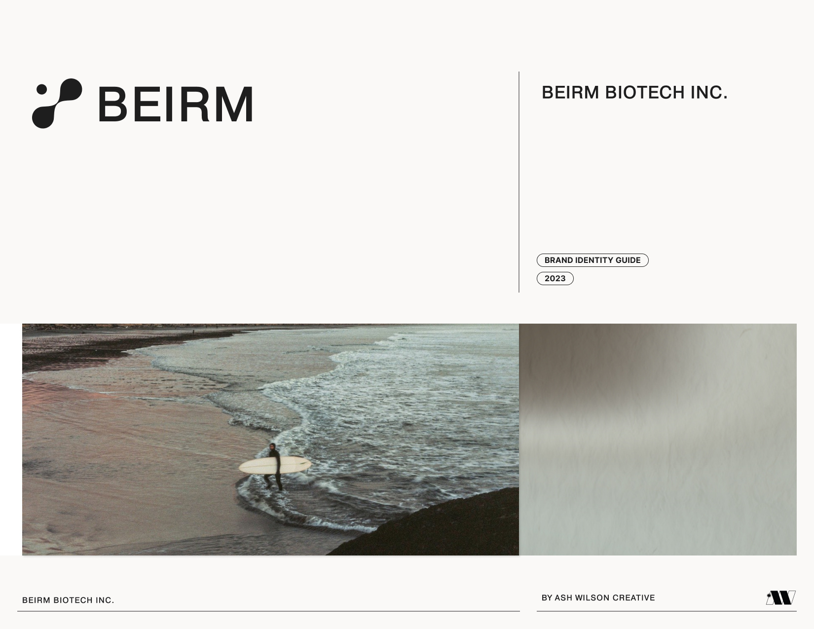 Example of Beirm Biotech Brand Identity