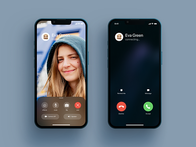 Facetime, Video Call accept app apple call connecting decline design facetime ios memoji ui ux video videocall