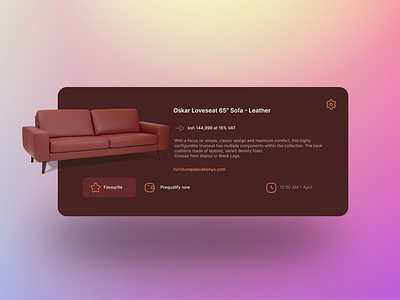 Furniture Palace Kenya Preview 3d animation branding brown card google chrome. graphic design illustration logo motion graphics