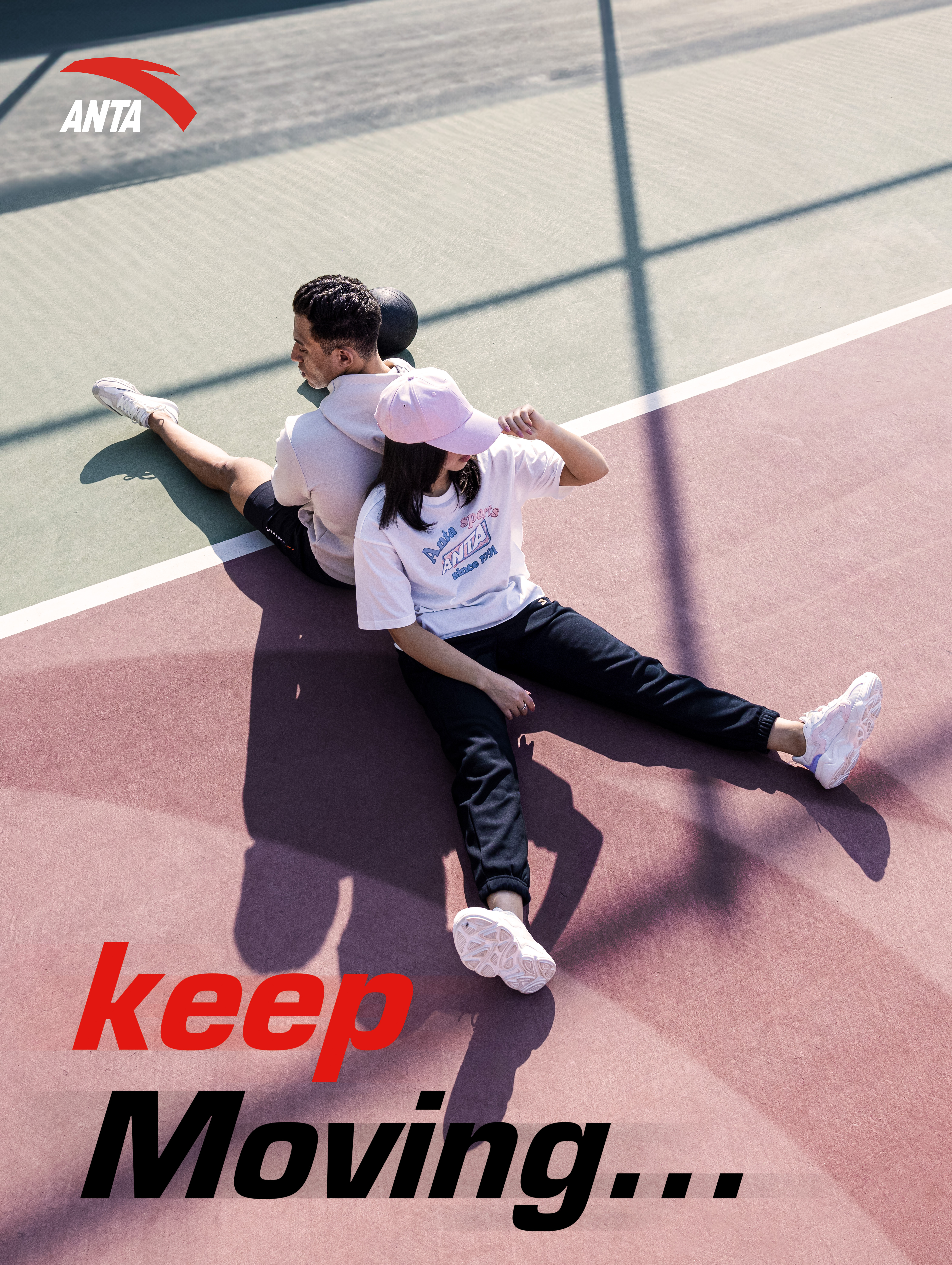 Anta Keep moving campaign shoot anta branding gym photo photography products shoot sport branding sporting clothes sports