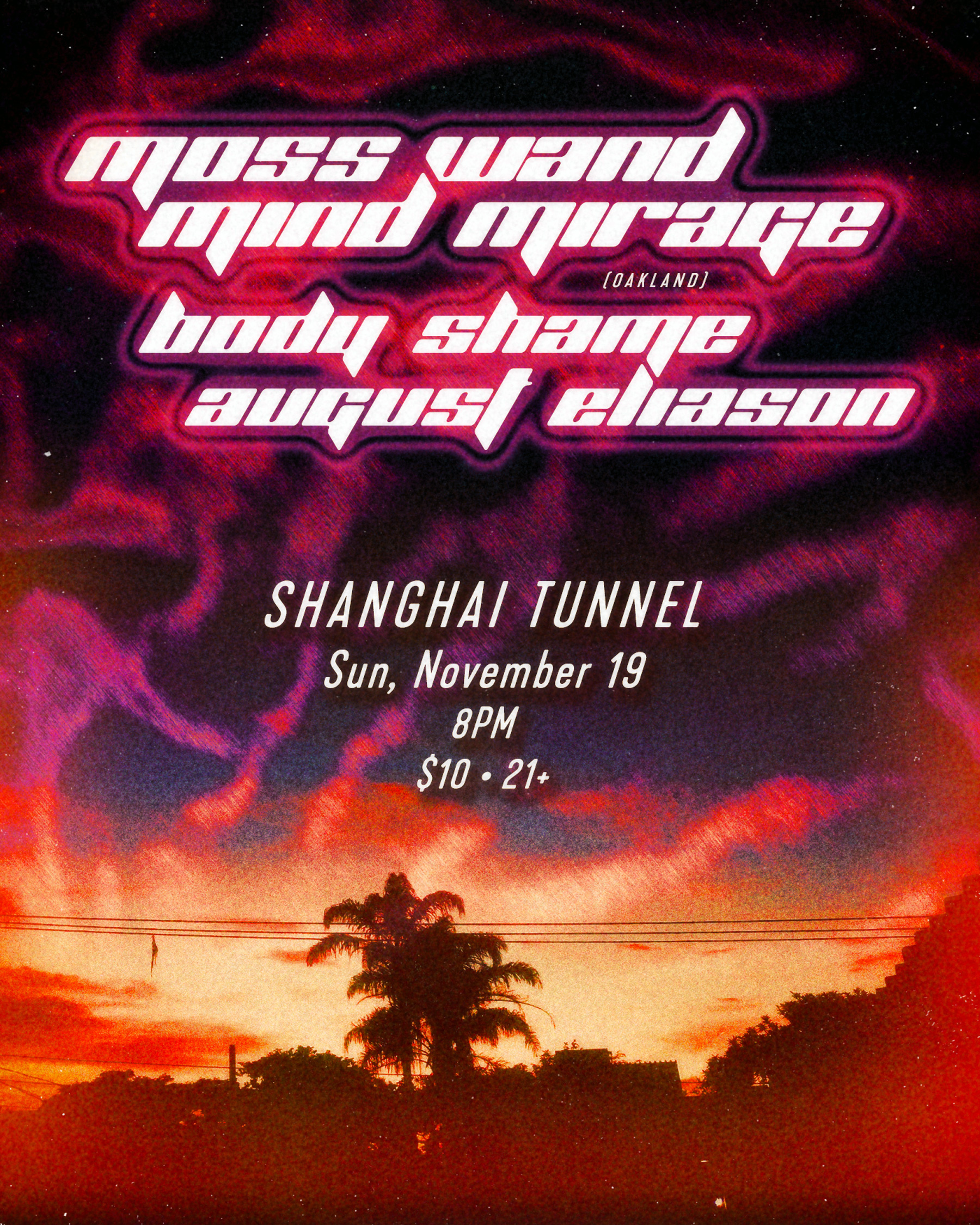 2023 Mind Mirage Tour Flyer design flyer graphic design music