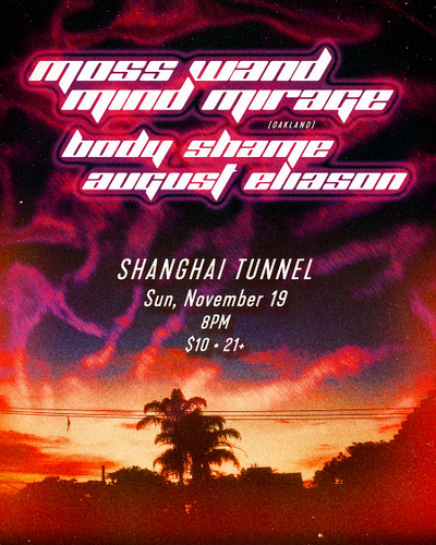 2023 Mind Mirage Tour Flyer design flyer graphic design music