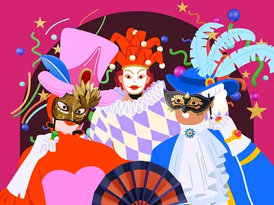 Venice Carnival Assets 3d 3d illustration branding celebration design design assets festive free assets graphic design iconscout illustration masks venice carnival