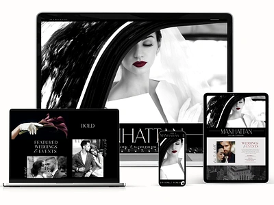 Dark and Sexy Event Planner Website Template dark event planner moody template website website design website designer wedding wedding planner wix wix website