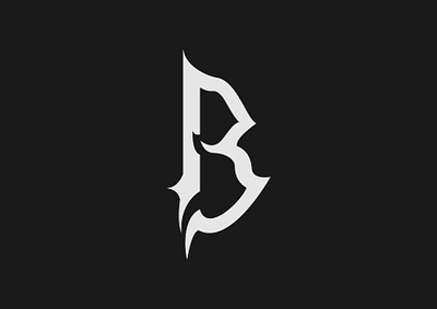 "B" Hardcore style branding dailylogochallenge design graphic design logo typography vector