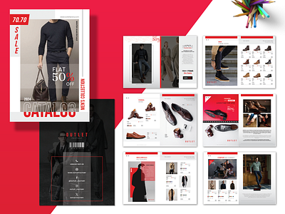 Promotional Catalog Design branding catalog catalog design colors designs graphic design layouts promotional deisgns sale studio trend