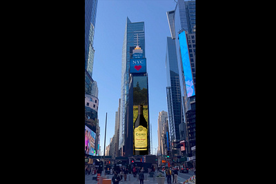 NY Times Square Billboard advertisement branding graphic design