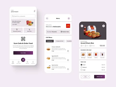 Dine — Food Ordering App UX & UI Case Study app app design app ui design dine in dine in app food food app food ordering app gradient homepage menu mobile app mobile app design ordering app ui ui design ui ux user interface ux design