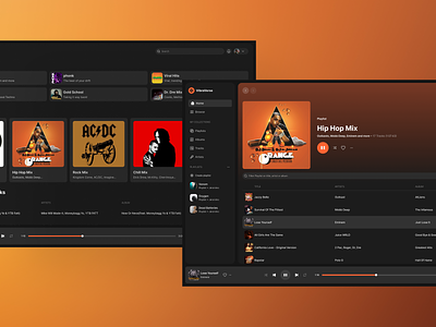 Music dashboard UI album apple music artist audio audio player dark mode dashboard media player music music player music streaming musical player playlist product design song sound spotify stream streaming