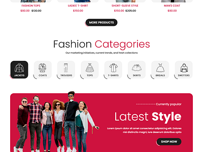 Online Fashion Store UI Design ecommerce ui ecommerce website ui design fashion store ui design online fashion store design online store ui design ui ui design