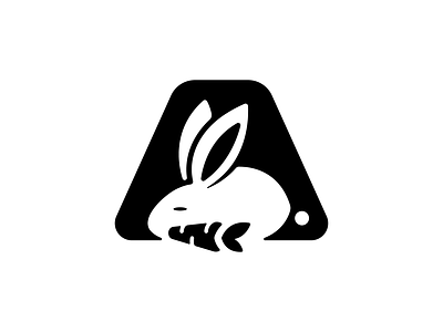 Initials A + Rabbits a a logo brand branding illustration letter a logo logos rabbits rabbits logo
