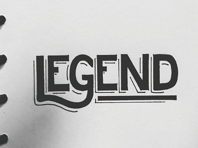 LEGEND hand lettering graphic design hand lettering logo logo inspiration