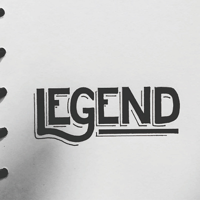 LEGEND hand lettering graphic design hand lettering logo logo inspiration