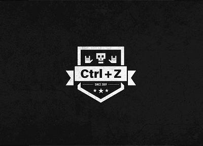 Ctrl + Z brandidentity branding design logo logodesign logodesigner logotype typography