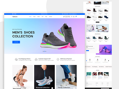 Suruchi - Shoes Website bags e commerce website fashion graphic design heels instagram like love moda nike onlineshopping shoes shoeslover shopify shopify theme store shopping sneakers style ui