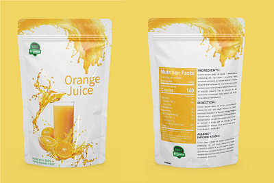 Orange Juice Pouch Design 100organically orange juice pouch design packaging design pouch design pouch design for orange juice