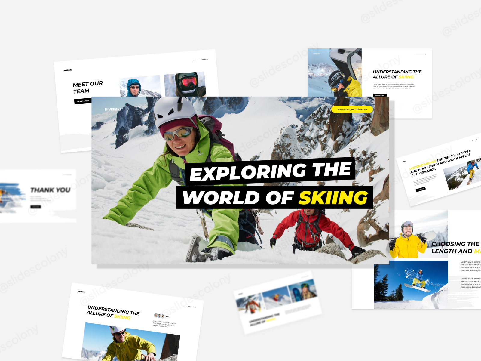 Example of Sport Tournament Presentation Template