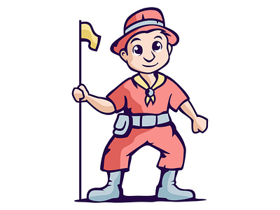 Adventure Boy Illustration adaptable adventurous animated brave courageous design drawing dynamic enthusiastic explorer illustration imaginative optimistic outdoor playful resourceful spirited vector youthful