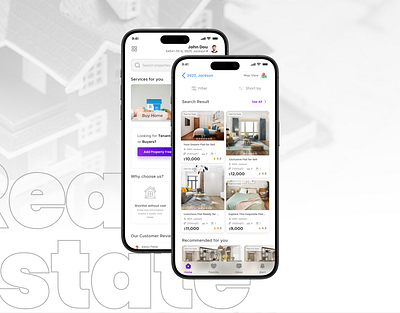 Case Study | Real Estate Mobile App app logo brandi clean design logo mobile app property search real estate rental app ui ui design uiux user experience design ux case study ux design