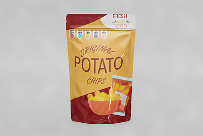 Fresh Food Chips branding