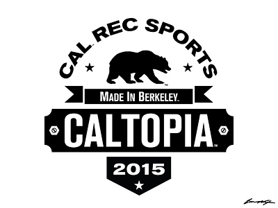 UC Berkeley | 2015 Caltopia T-Shirt Design bears berkeley cal cal rec sports california caltopia college logo rec sports t shirt t shirt design typography uc berkeley